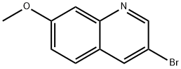 3-溴-7-甲氧基喹啉 结构式