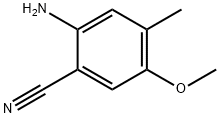 Benzonitrile,  2-amino-5-methoxy-4-methyl- 结构式