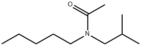 Acetamide,  N-(2-methylpropyl)-N-pentyl- 结构式