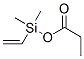 Silanol,  1-ethenyl-1,1-dimethyl-,  1-propanoate 结构式