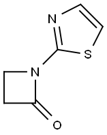 2-Azetidinone,  1-(2-thiazolyl)- 结构式