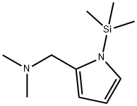 1H-Pyrrole-2-methanamine,  N,N-dimethyl-1-(trimethylsilyl)- 结构式