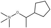 Cyclopentane,  [1-[(trimethylsilyl)oxy]ethyl]- 结构式