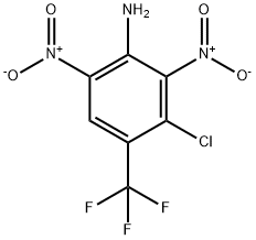3-Chloro-2,6-dinitro-4-trifluoromethylaniline 结构式