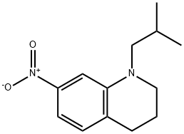 1-异丁基-7-硝基-1,2,3,4-四氢喹啉 结构式