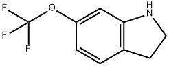 2,3-二氢-6-(三氟甲氧基)-1H-吲哚 结构式