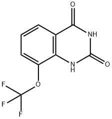 8-(三氟甲氧基)-2,4(1H,3H)-喹唑啉二酮 结构式
