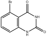 5-溴喹唑啉-2,4-二酮 结构式