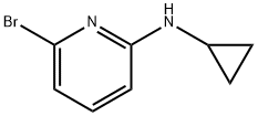 6-溴-N-环丙基-2-吡啶胺 结构式