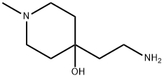 4-(2-氨基乙基)-1-甲基哌啶-4-醇 结构式