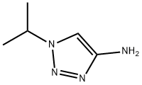 1-ISOPROPYL-1H-1,2,3-TRIAZOL-4-AMINE 结构式