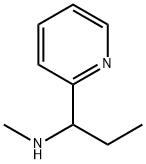 N-METHYL-1-PYRIDIN-2-YLPROPAN-1-AMINE 结构式