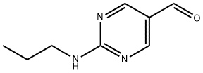 2-(丙基亚氨基)-1,2-二氢嘧啶-5-甲醛 结构式