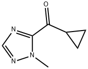 CYCLOPROPYL(1-METHYL-1H-1,2,4-TRIAZOL-5-YL)METHANONE 结构式