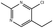 4-chloro-5-ethyl-2-methylpyrimidine 结构式