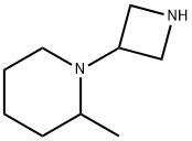 1-(3-氮杂环丁基)-2-甲基哌啶 结构式