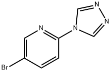 5-溴-2-(4H-1,2,4-三唑-4-基)吡啶 结构式