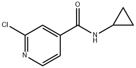 2-氯-N-环丙基异烟酰胺 结构式