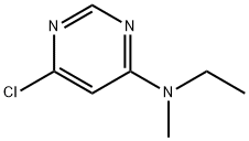 6-氯-N-乙基-N-甲基嘧啶-4-胺 结构式