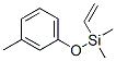 Benzene,  1-[(ethenyldimethylsilyl)oxy]-3-methyl- 结构式