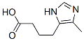 1H-Imidazole-5-butanoic  acid,  4-methyl- 结构式