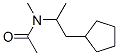 Acetamide,  N-(2-cyclopentyl-1-methylethyl)-N-methyl- 结构式