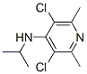 4-Pyridinamine,  3,5-dichloro-2,6-dimethyl-N-(1-methylethyl)- 结构式