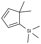 1,3-Cyclopentadiene, 5,5-dimethyl-1-trimethylsilyl- 结构式