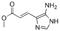 2-Propenoic  acid,  3-(5-amino-1H-imidazol-4-yl)-,  methyl  ester,  (2E)- 结构式