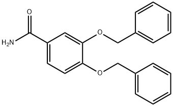 3,4-BIS(BENZYLOXY)BENZAMIDE 结构式