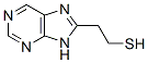 9H-Purine-8-ethanethiol 结构式