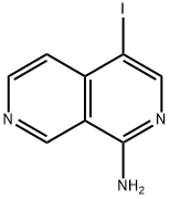 2,7-Naphthyridin-1-aMine, 4-iodo- 结构式