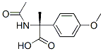 Benzeneacetic  acid,  -alpha--(acetylamino)-4-methoxy--alpha--methyl-,  (-alpha-R)- 结构式