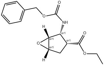 ALL-CIS-2-BENZYLOXYCARBONYLAMINO-6-OXA-BICYCLO[3.1.0]HEXANE-3-CARBOXYLIC ACID ETHYL ESTER 结构式