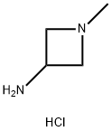 3-氨基-1-N-甲基-氮杂丁烷二盐酸盐 结构式