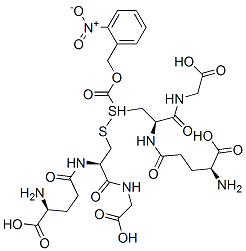 S-(2-nitrocarbobenzoxy)glutathione 结构式