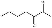 2,3-庚烷二酮 结构式