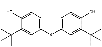4,4'-硫联二(6-叔丁基-2-甲基苯酚) 结构式