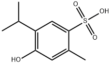 5-hydroxy-p-cymene-2-sulphonic acid 结构式