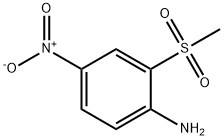 2-甲砜基-4-硝基苯胺 结构式