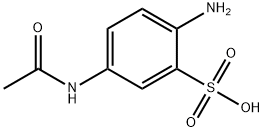 4-氨基乙酰苯胺-3-磺酸 结构式