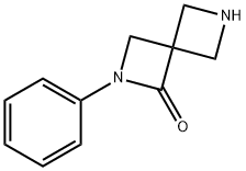 2-苯基-2,6-二氮杂螺[3.3]庚-1-酮 结构式