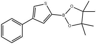 4-苯基噻吩-2-硼酸嚬哪醇酯 结构式