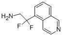 2,2-DIFLUORO-2-(ISOQUINOLIN-5-YL)ETHANAMINE 结构式