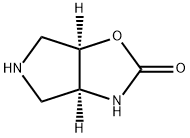 (3aS,6aR)-hexahydro-2H-Pyrrolo[3,4-d]oxazol-2-one 结构式