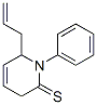 2(1H)-Pyridinethione,  3,6-dihydro-1-phenyl-6-(2-propen-1-yl)- 结构式