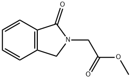 2-(1-氧代-2,3-二氢-1H-异吲哚-2-基)乙酸甲酯 结构式