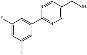 [2-(3,5-Difluoro-phenyl)-pyrimidin-5-yl]-methanol 结构式