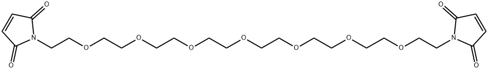 1,23-Bis(MaleiMido)heptaethyleneglycol 结构式