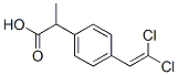 2-(4-(2,2-dichlorovinyl)phenyl)propionic acid 结构式